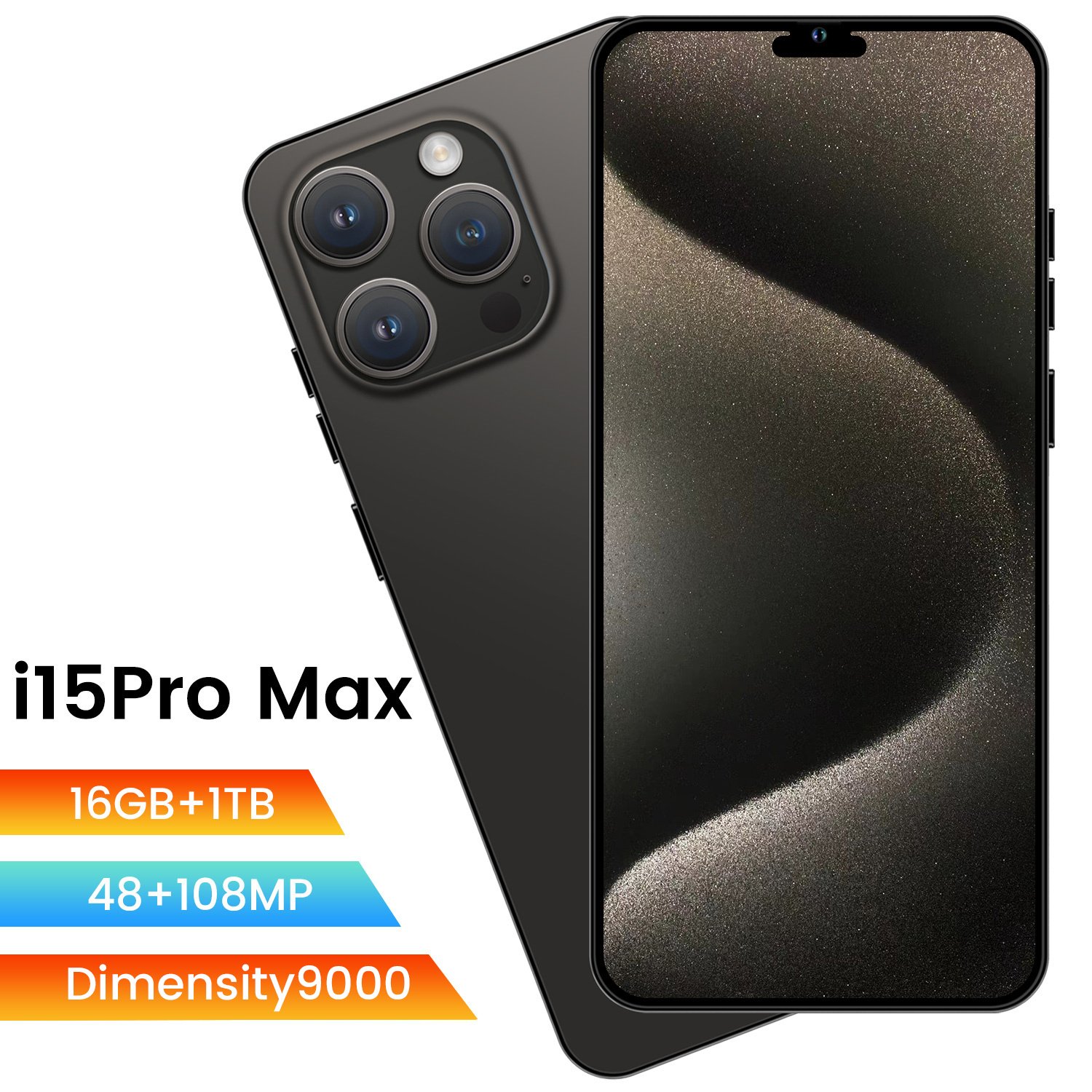 Global Version New Phone 15 Pro max 4G 5G Cell Phone 10-core Dual Sim Card 15 pro max 6.7 Inch HD Screen